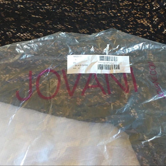 Jovani Black/Nude Evening Gown - Picture 8 of 8